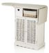 Bureau style shabby chic, blanc, avec 2 portes et un panier, 66x37x87 cm