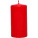 Creativ Company Cylinder Red Candles 6 Pieces