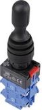 TRU COMPONENTS LAS0-K-40C41 Joystick 250 V/AC Rechte hendel Schroeven IP67 1 stuk(s)