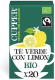 TE Abafoods Cupper Biologische Citroen Groene Thee Infusie 20 Theezakjes