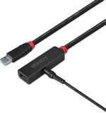 Lindy 43400 interface hub USB 3.2 Gen 1 (3.1 Gen 1) Type-C 5000 Mbit/s Zwart