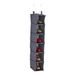 Relaxdays kast organizer hangend, 6 vakken, van stof, HxBxD: 99 x 15 x 30 cm, 2 haken, smalle schoenenopberger, grijs