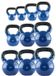 HMS KNV Serie Kettlebell - 8 kg - Nikkelblauw