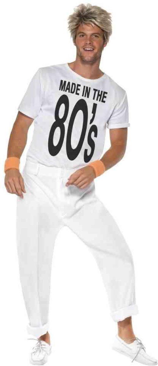Smiffys Made in the 80's kostuum man - Maat L