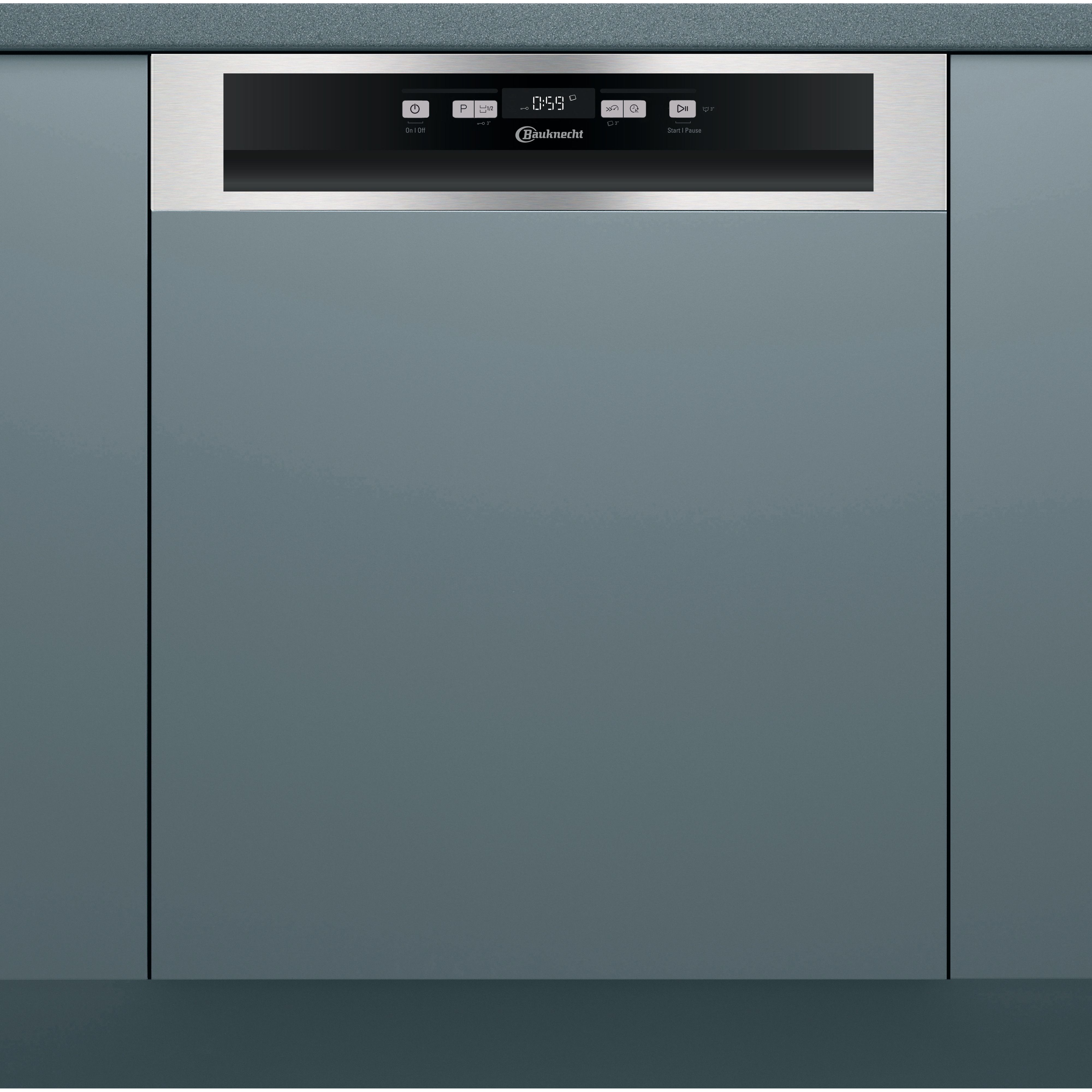 Bauknecht BBC 3B+26 X - Half geïntegreerde vaatwasser - 13 couverts - E