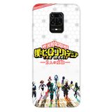 Beschermhoes Cokitec Beschermhoes voor Xiaomi Redmi Note 9S / 9 Pro Manga My Hero Academia, wit
