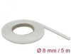Delock Gaine en fibre de verre 5 m x 8 mm blanc