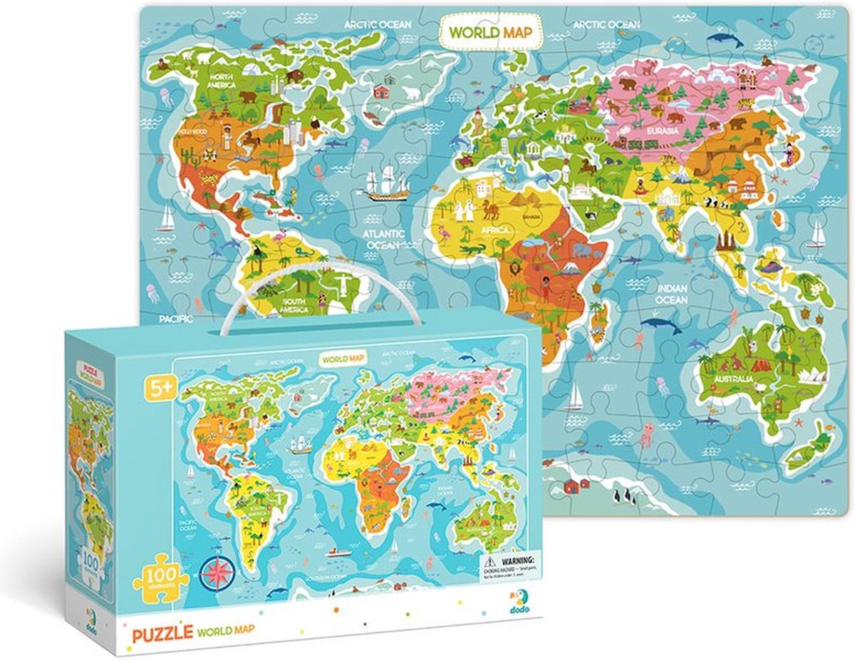 Pierot D300123 educatieve puzzel, verschillende