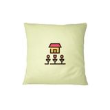 Bona Basics Decoratieve Kussenhoes Licht Geel 45x45 cm