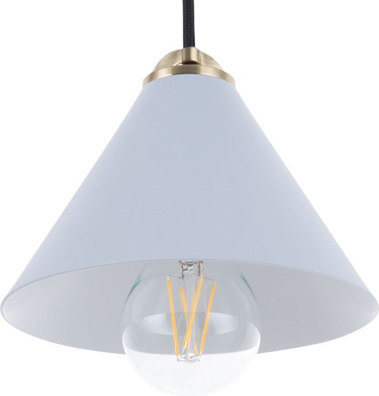 Beliani aragon - hanglamp-blauw-metaal