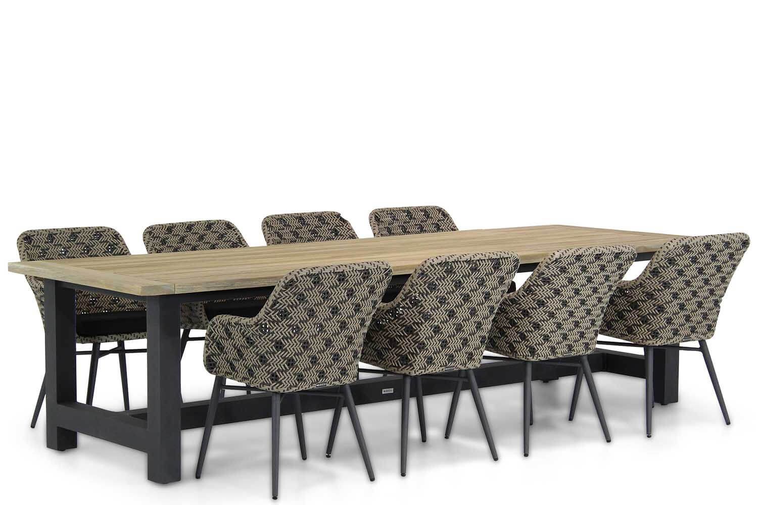 Lifestyle Garden Furniture Lifestyle Crossway/San Francisco 300 cm dining tuinset 9-delig