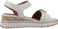 Tamaris - Dames - Plateau sandalen - Wit - Maat 41
