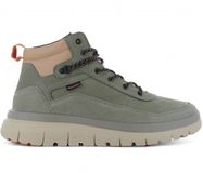 Palladium Pallaflex Cuff M - Heren Sneaker-Boot Laarzen Schoenen Leer Groen 09509-399-M , Maat: EU 46 UK 11