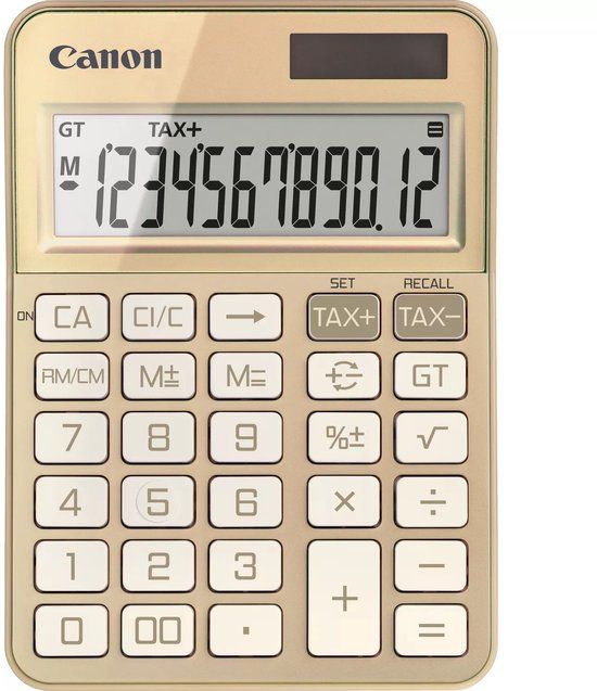 Canon KS-125KB Goud Bureaurekenmachine