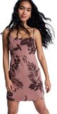 Roxy Seaside Memories Mouwloze Jurk Gebloemd Katoen Lang Bruin XS Vrouw