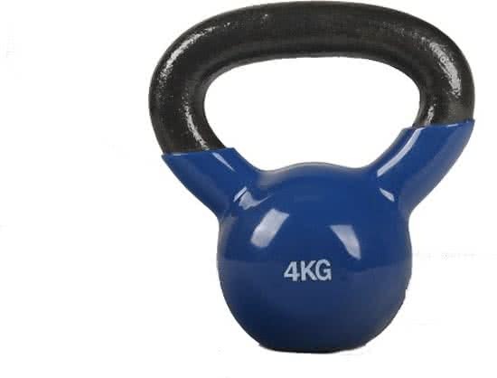 RS Sports Kettlebell - 4 kg - Blauw