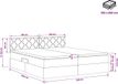 vidaXL LED-bed met matras, roze, 180 x 200 cm, fluweel