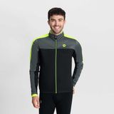 Rogelli Freeze Heren Fietsjack Winter - Winddicht - Grijs/Fluor