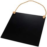 Mopec W327 Zwart bord met koord, 30 x 27 x 0,5 cm, meerkleurig
