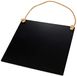 Mopec W327 Zwart bord met koord, 30 x 27 x 0,5 cm, meerkleurig