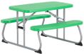 Lifetime® Table pliante pour enfants - Set de pique-nique intérieur et extérieur - Vert