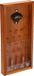 Mister Gadget Frame Flesopener Drinkspel Hout Metaal En Kunststof Bruin En Transparant