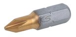KS Tools 911.2641 1/4" TiN Bit, 25mm, PH3, 5 per pak