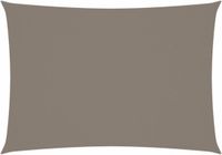 vidaXL Zonnescherm rechthoekig 3,5x5 m oxford stof taupe