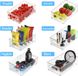 Organisateur de réfrigérateur, set de 6 pièces, transparent, plastique