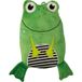 Merkloos / Sans marque Pluche warmwater kruik met kikker hoes - 800 ml - groen - kinderen - Warme bed dieren