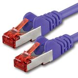 1x 15m Cat6 Cat.6 Ethernet-kabel Cat 6 netwerkkabel patchkabel RJ45 SFTP - Violet