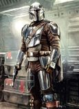 Komar Fotobehang - Mandalorian Fight Posture 200x280cm - Vliesbehang