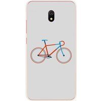 Xiaomi Redmi 8A Bedrukt siliconen hoesje Bike color hipster
