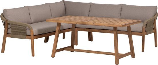 WOOOD Taro Loungeset Tuin - Acacia Hout - Naturel