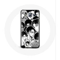 Maniacase Hoesje voor Samsung Galaxy J7 Aanval van de Titanen Manga Levi Ackerman