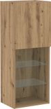 vidaXL Ensemble de meuble TV 40,5 x 30 x 102 cm chêne artisanal bois d'ingénierie
