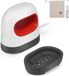 Presse à chaud portable mini, 150W, pour T-shirts, chaussures, chapeaux, sacs et petits projets HTV, rouge
