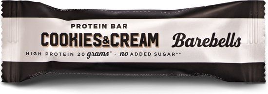 Barebells Protein Bars (Cookies/Cream) - 12 x 55g - Energy Bar