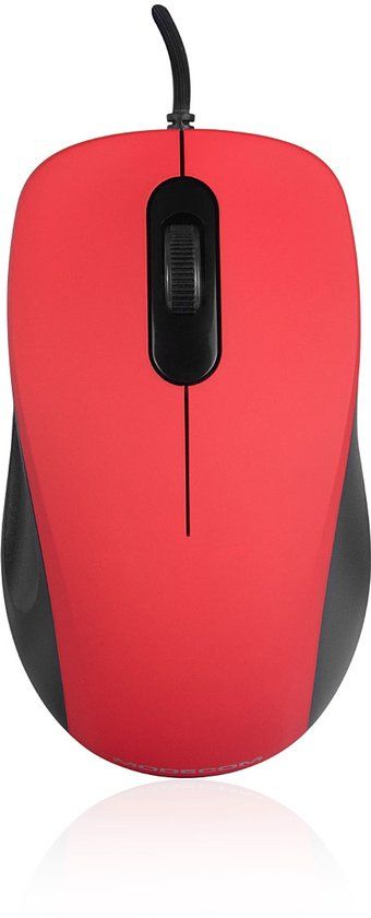 Modecom MC-M10S RED OPTICAL MOUSE SILENT