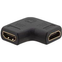 Kramer AD-HF/HF/RA-FLAT - HDMI-koppeling - HDMI female naar HDMI female - connector met hoek naar rechts