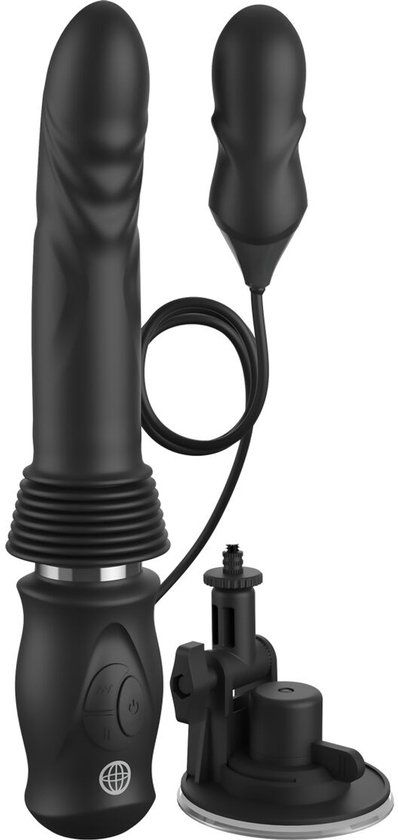 Fetish Fantasy Pipedream Fetish Fantasy Ultimate Silicone Thruster Vibrator Zwart