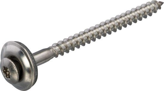 Dak&Gevel RVS Spenglerschroef met EPDM-ring - 4,5 x 60 mm - TX20 - 100 stuks