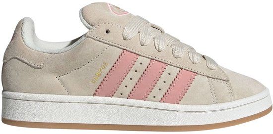 Adidas Campus 00s Sneakers Dames - Wit - Roze - Crème - Maat 40