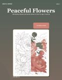 Draw & Unwind: Peaceful Flowers