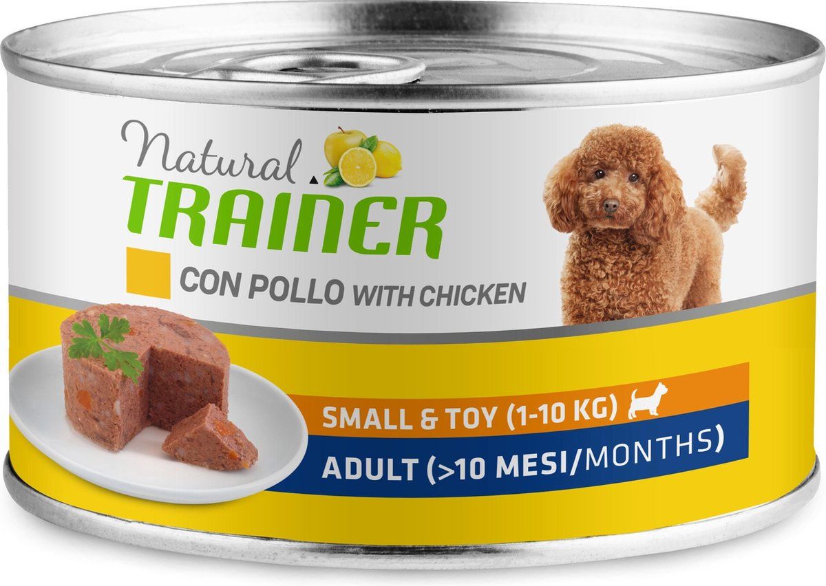 Natural Trainer Adult Mini Chicken Wet Dog Food - 24 x 150g