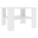 VidaXL Salontafel 60x60x42 cm bewerkt hout wit