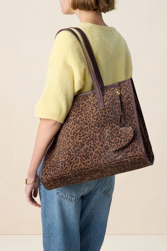 Sissy-Boy - Bruine shopper met leopard print