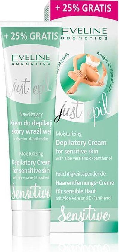 Eveline Cosmetics Moisturizing Depilatory Cream For Sensitive Skin 125ml