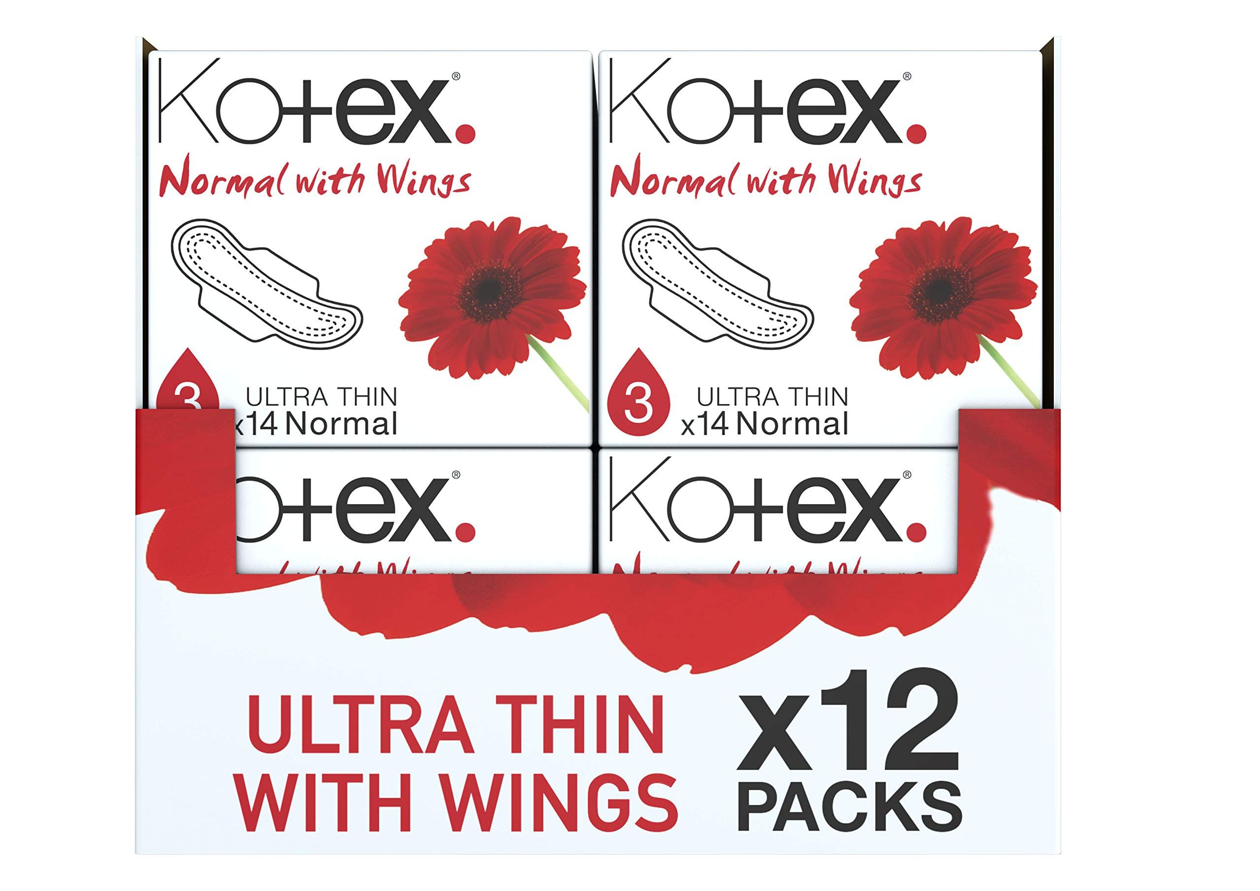 Kotex Super Plus Ultra dunne pads 168 Pads (Normal Plus) Normaal Plus