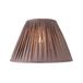 Watt & Veke Ella abat-jour, marron, Ø 33 cm, lin